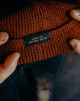 Wool Knit Watch Cap - Tobacco