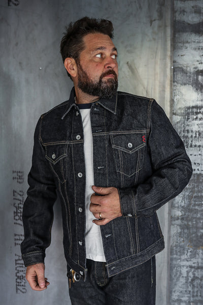 Jaded London Denim Jacket With Metallic Silver Coating in Gray for Men