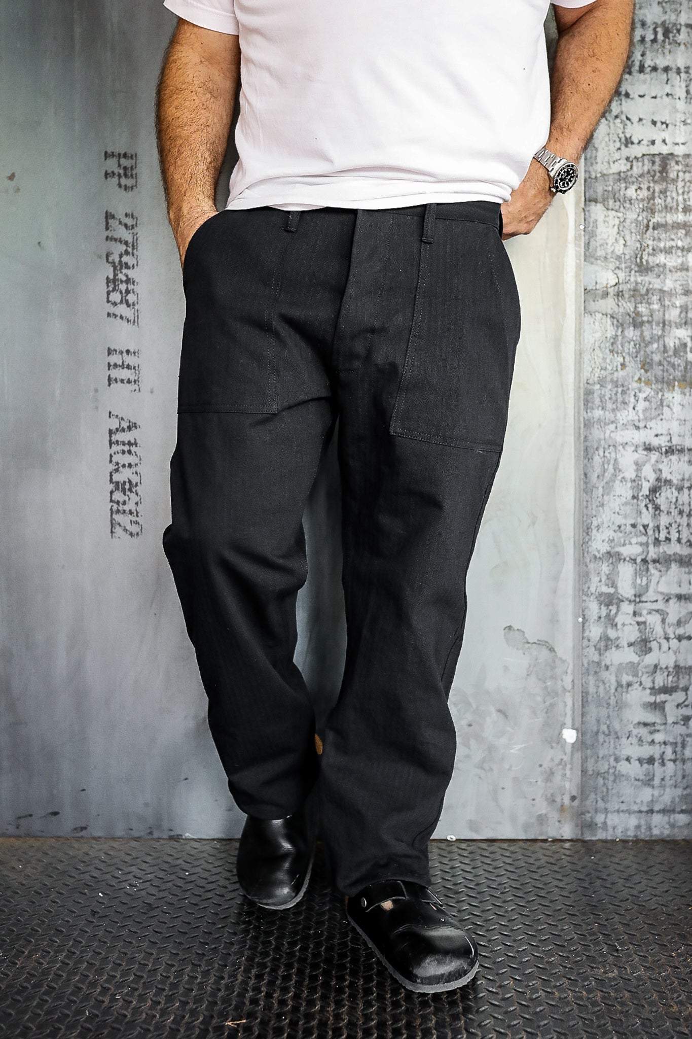 Fatigue Pant - Washed Black HBT – Iron Shop Provisions