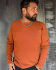 9oz T-Shirt L/S - Rust