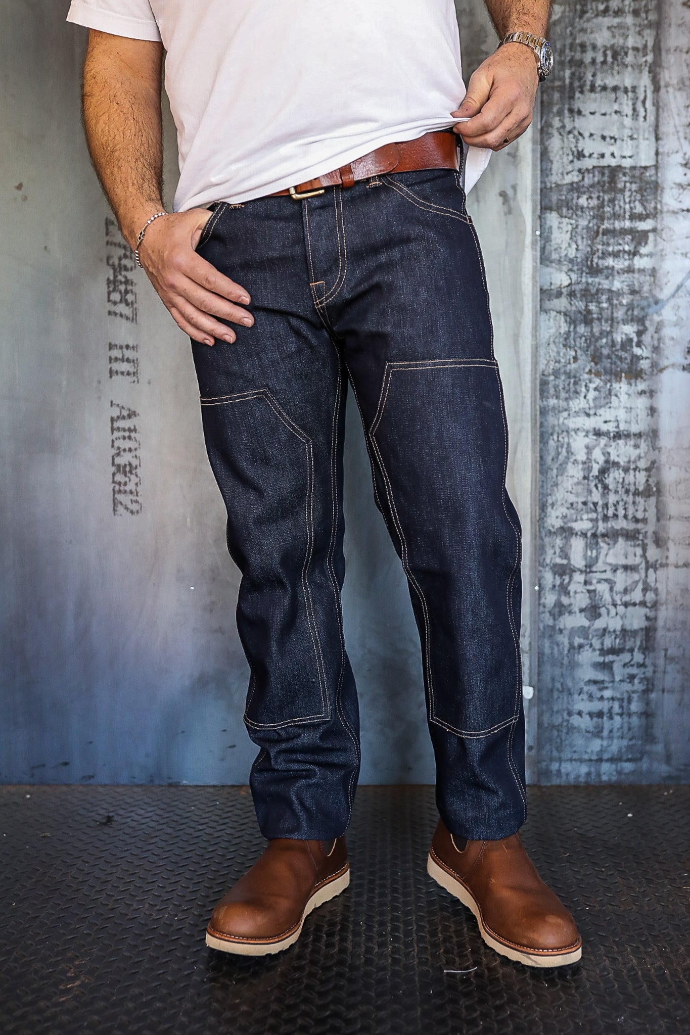 Stanton Double Knee 12oz Broken Twill Denim – Iron Shop Provisions