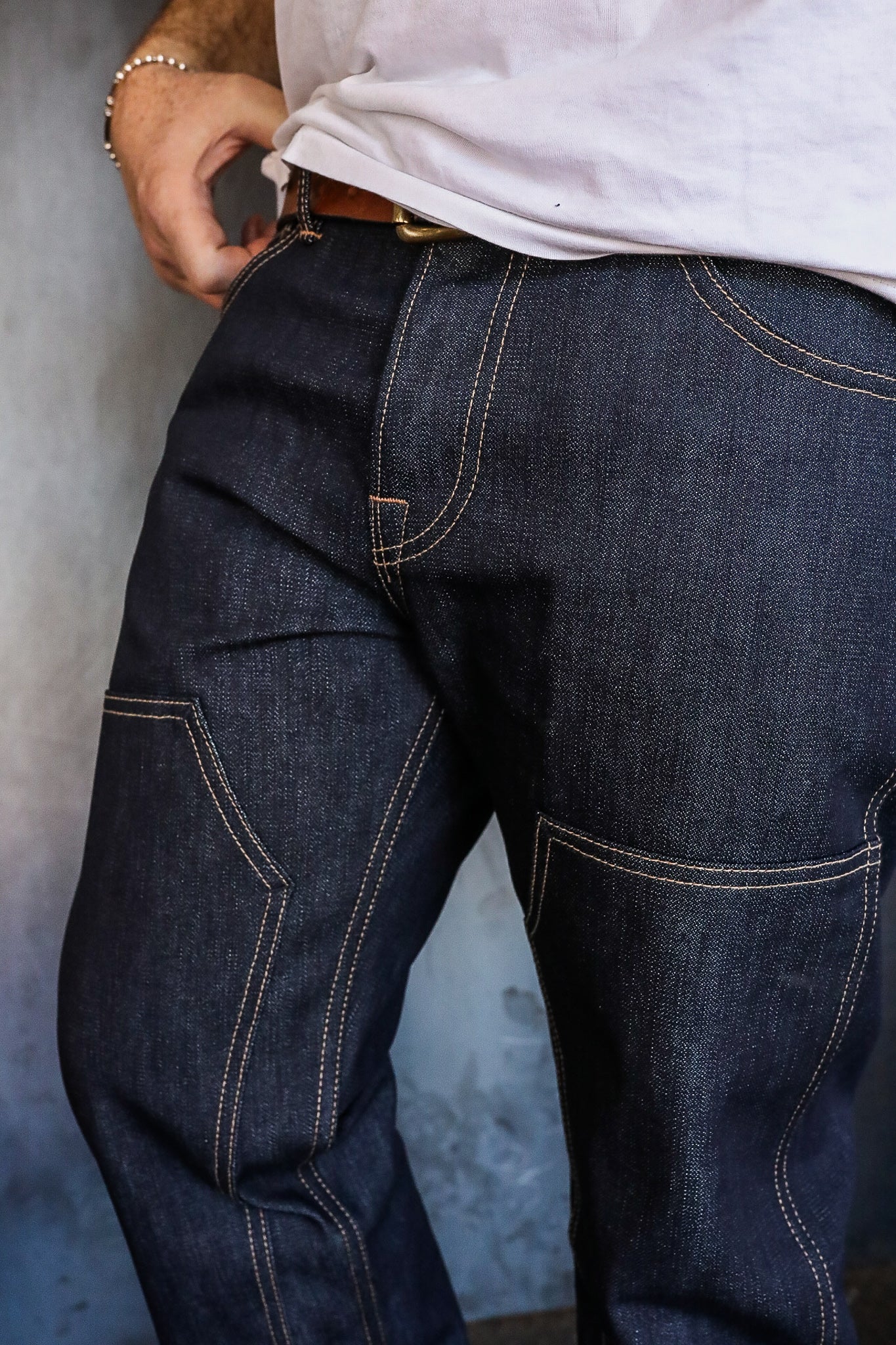 Stanton Double Knee 12oz Broken Twill Denim