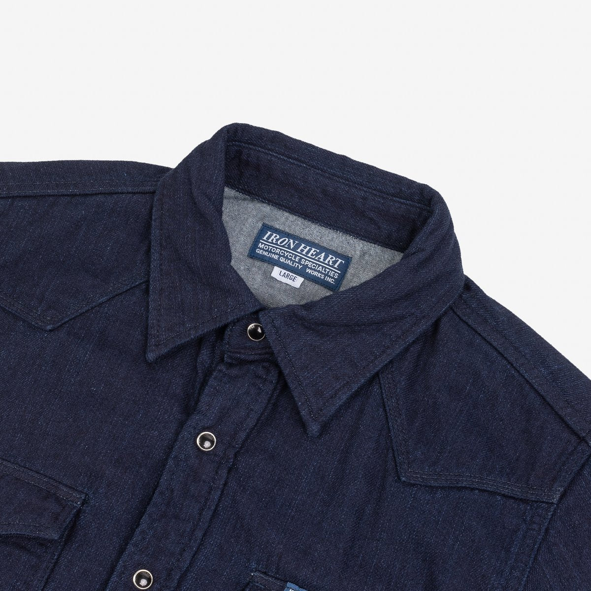 10oz Double Cloth Denim CPO Shirt - Indigo – Iron Shop Provisions