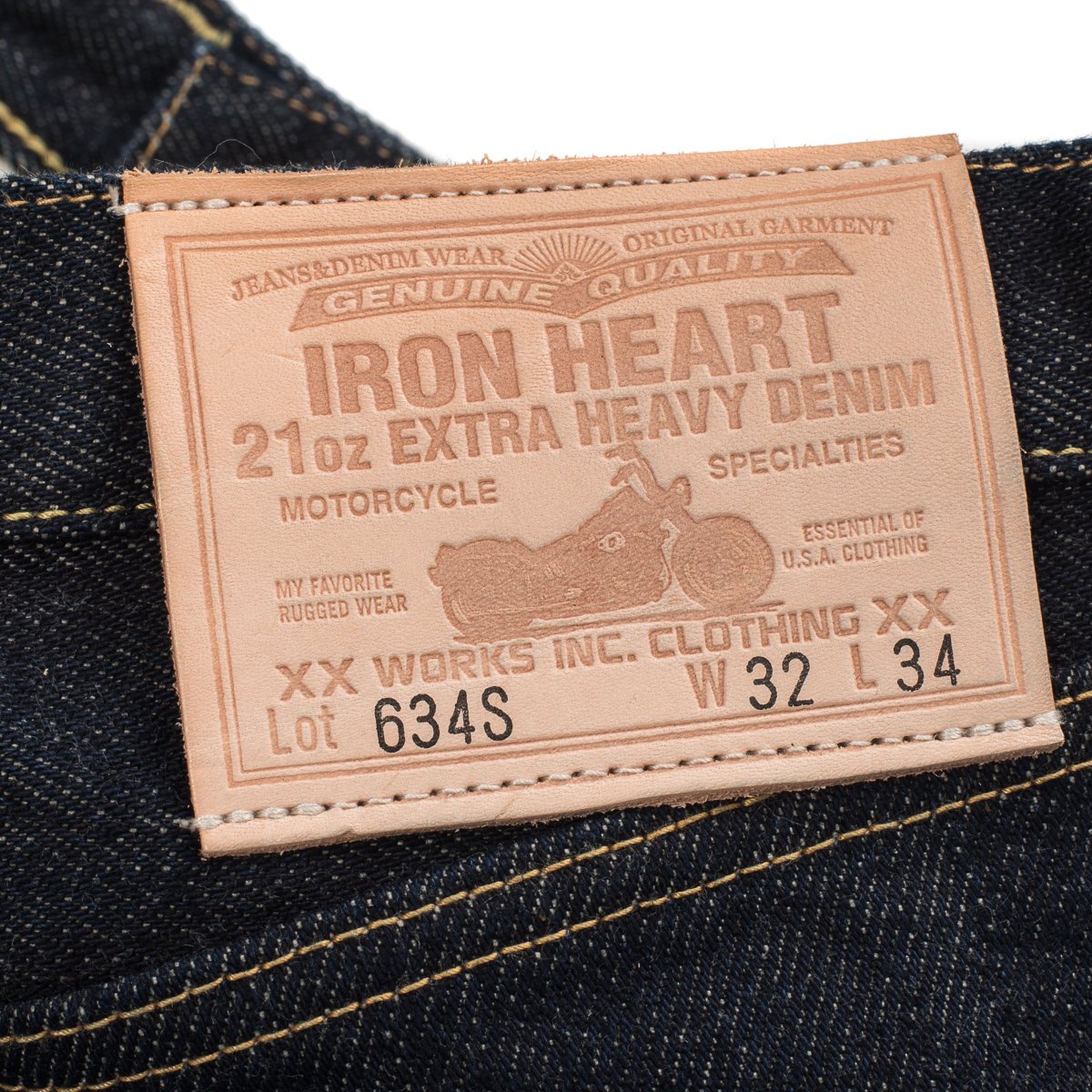 634s 21oz Selvedge Denim Straight Cut - Indigo – Iron Shop Provisions